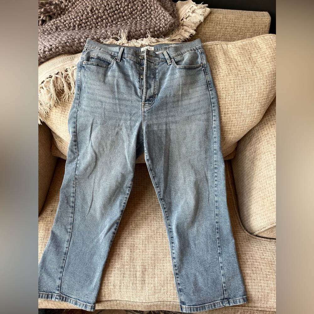 Classic Blue button fly Women's Jeans